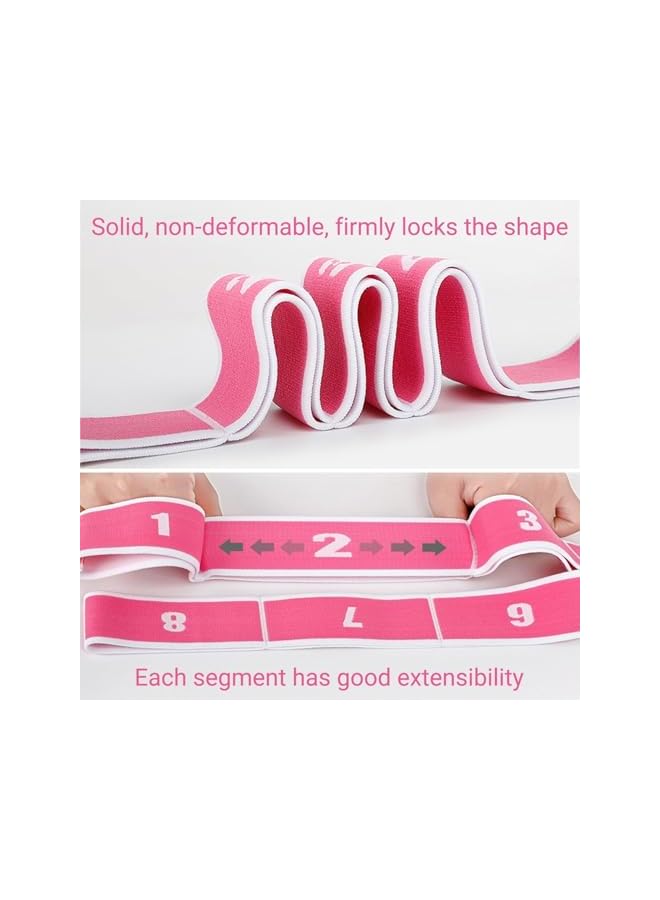 S-TOP Stretch Band Strap for Yoga, Elastic Exercise Stretching Band for Physical Therapy Dance Workout Fitness - Image 4