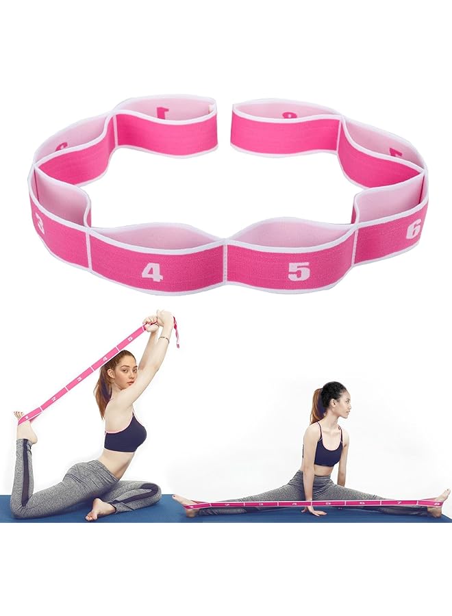 S-TOP Stretch Band Strap for Yoga, Elastic Exercise Stretching Band for Physical Therapy Dance Workout Fitness - Image 1