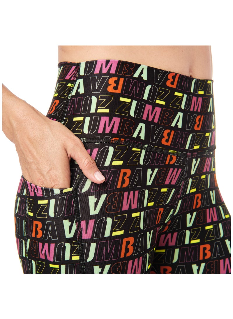 Zumba - In Motion High Waisted Ankle Leggings - Image 1