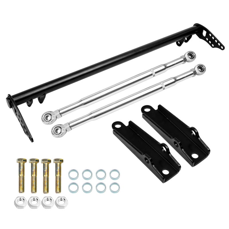 YIUIY Front Traction Control Tie Bar Brace Set Compatible with Honda Civic Del Sol EK EG EH EJ EM 19922000 Acura Integra DC 19942001