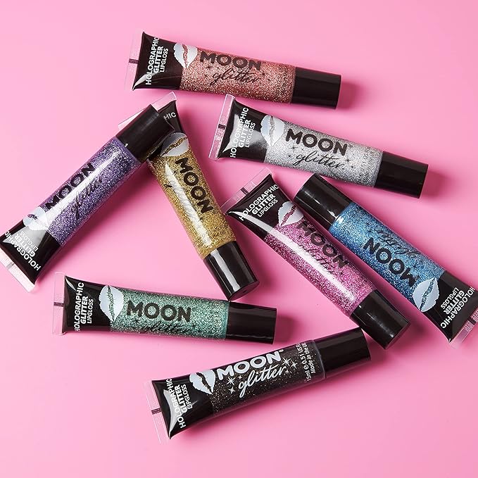 Moon Glitter Holographic Glitter Lipgloss by Moon Glitter 15ml Pink - Image 4