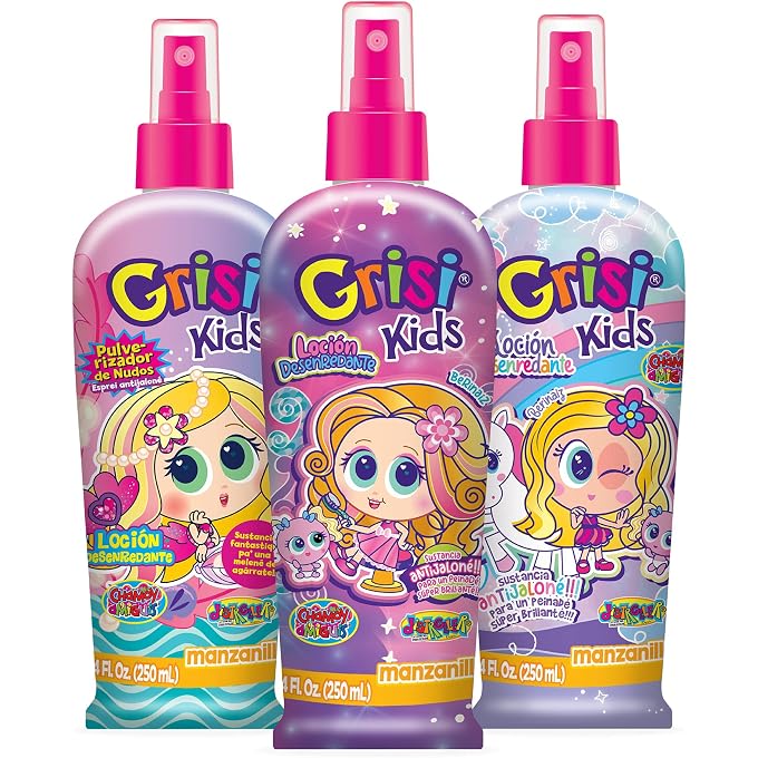 Grisi Kids Manzanilli Detangler Strawberry Fresa, 8.4 Ounce, (EX8011) - Image 1