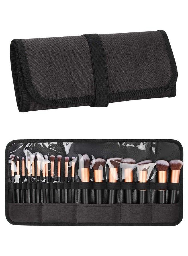 OCHEAL Makeup Brush Holdermakeup Brush Organizertravel Makeup Brushes Bag Cosmetic Bags Pouch For Women Brushes Artist Eyebrow Pencil Case Brushes Not Included - Image 1