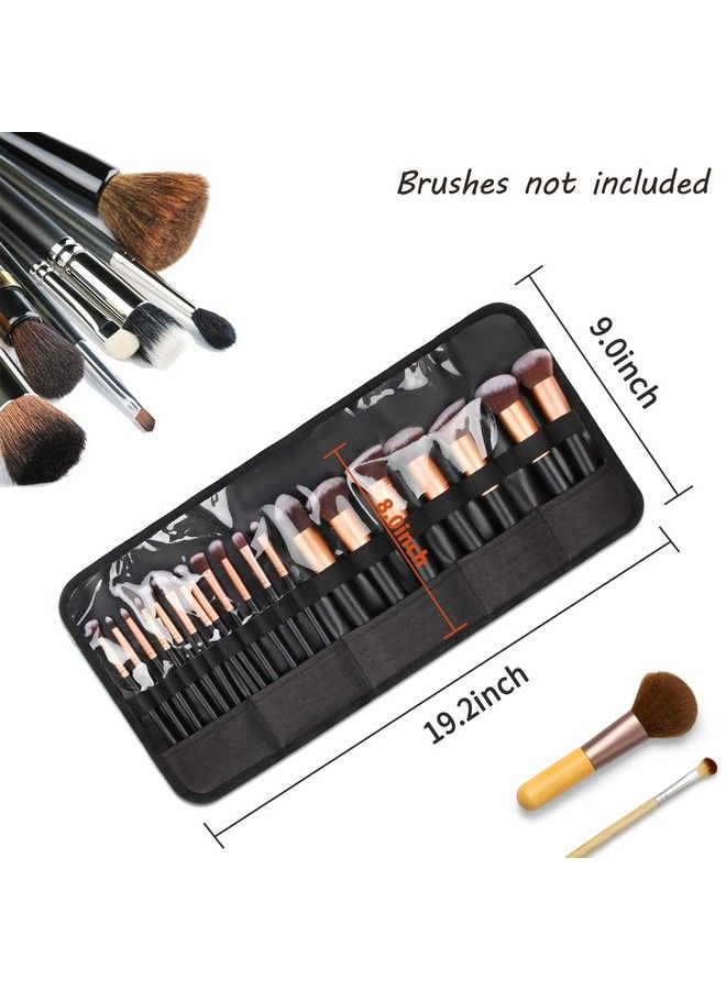 OCHEAL Makeup Brush Holdermakeup Brush Organizertravel Makeup Brushes Bag Cosmetic Bags Pouch For Women Brushes Artist Eyebrow Pencil Case Brushes Not Included - Image 5
