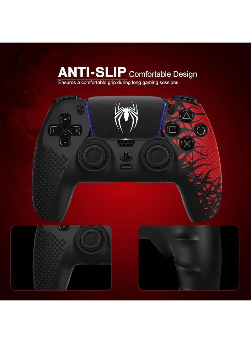 Anti-Slip Silicone Skin for PS5 Controller - Soft Protective Cover Case & Touch Pad Stickers | Enhance Grip & Comfort | Controller Accessories for PlayStation 5 - Image 4