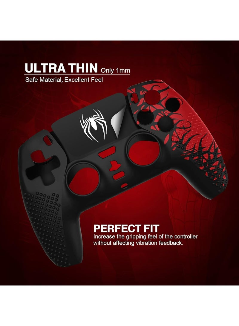 Anti-Slip Silicone Skin for PS5 Controller - Soft Protective Cover Case & Touch Pad Stickers | Enhance Grip & Comfort | Controller Accessories for PlayStation 5 - Image 3