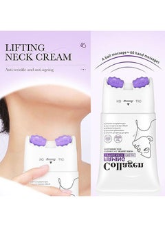 SADOER Collagen Firming Lifting Neck Cream, Neck and Body Firming Cream for Anti-Aging, Reducing Wrinkles, Removing Double Chin (110 ml)  - Image 4