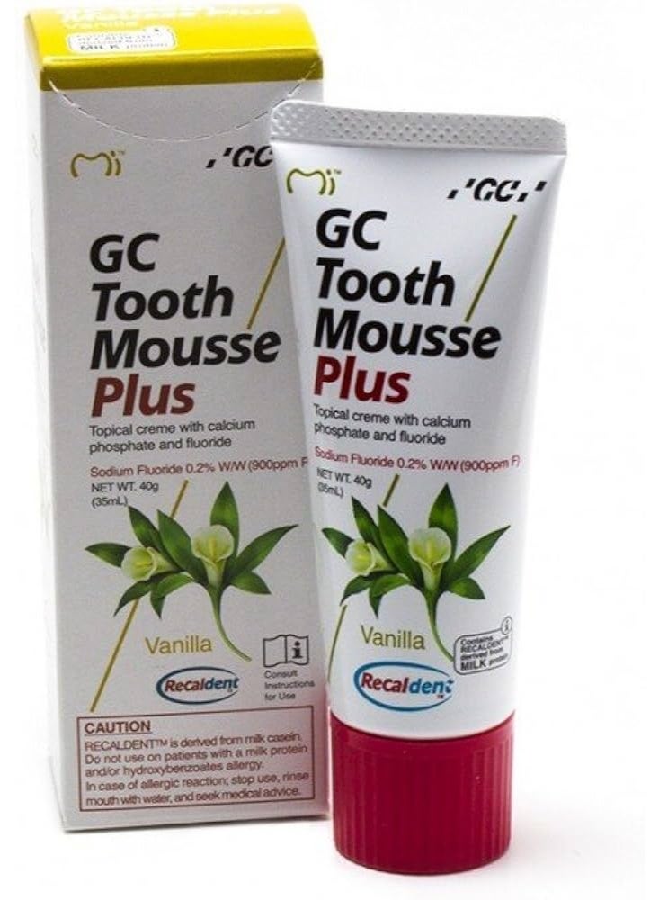 GC Recaldent Gc Multi Action Tooth Mousse Plus Vanila 40G - Image 1