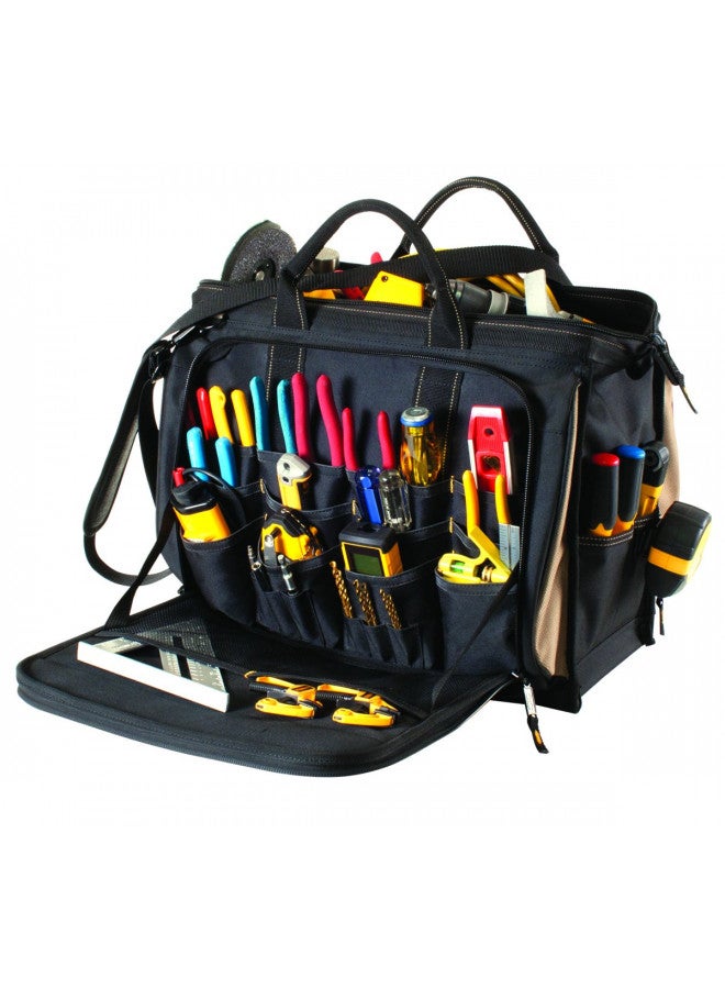 Custom Leathercraft CLC Custom LeatherCraft 1539 Multi-Compartment 50 Pocket Tool Bag  - Image 4