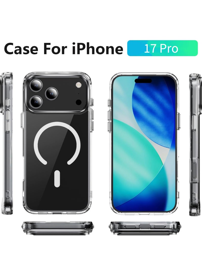 Rock Pow Case for iPhone 17 Pro : Magnetic Case for iPhone 17 Pro Compatible with MagSafe - Anti Yellowing Anti Scratch Shockproof Phone Bumper Cover - Image 3