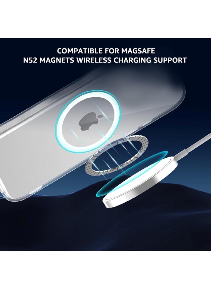 Rock Pow Case for iPhone 17 Pro : Magnetic Case for iPhone 17 Pro Compatible with MagSafe - Anti Yellowing Anti Scratch Shockproof Phone Bumper Cover - Image 4