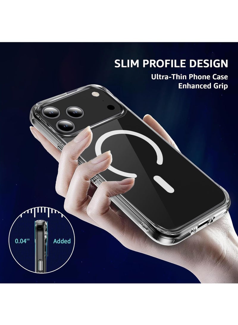 Rock Pow Case for iPhone 17 Pro : Magnetic Case for iPhone 17 Pro Compatible with MagSafe - Anti Yellowing Anti Scratch Shockproof Phone Bumper Cover - Image 5