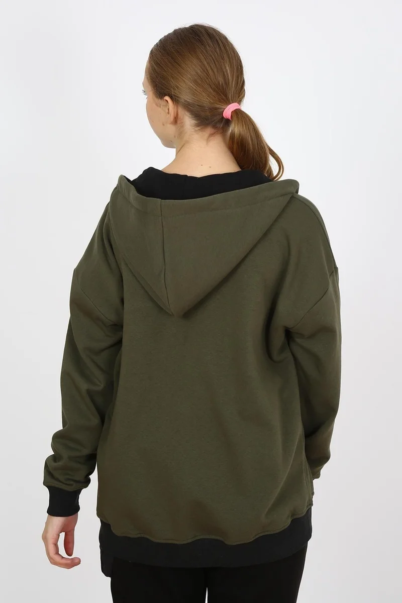 الكسندر جاردي Alexandergardı Zippered Hoodie Sweatshirt (UN-501403)