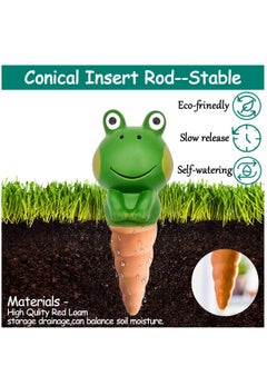 Arabest Plant Watering Devices 4 Pack Automatic Watering System for Potted Plants, Self Watering Spikes Vacations Travel Terracotta Watering Spikes for Indoor and Outdoor  - Image 2