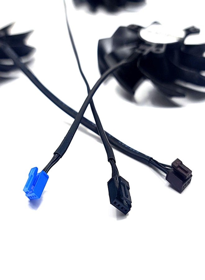 مروحة بطاقة رسومات LTANDBR 87mm T129215SU PLA09215S12H 12V 0.55A 4Pin لبطاقات الرسومات EVGA RTX 3070 3080 3090 XC3، لون أسود، BR002 - Image 5