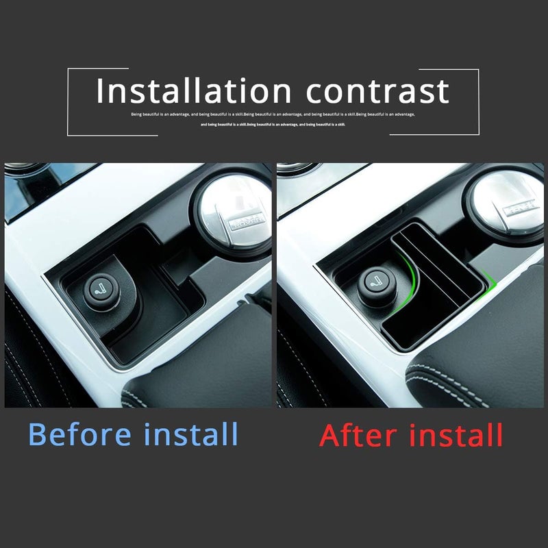 METYOUCAR Plastic Central Console Storage Box Cup Holder Accessory for Land Rover Range Rover Velar 2017 - Image 4