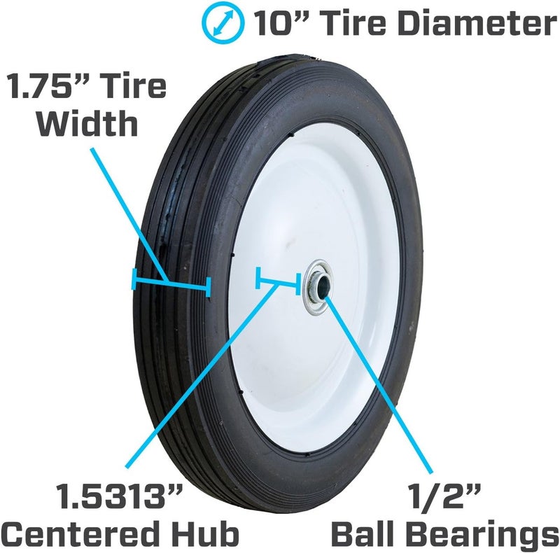 Marathon إطار شبه هوائي ماراثون 10x175 على العجلة - Image 2