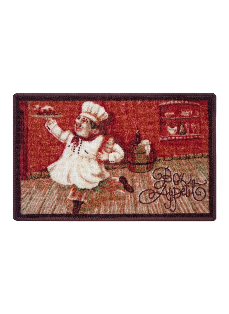Status Contract Status Non-Woven Bon Appetit Printed Door mat with Extra Anti Skid Backing for Kitchen/Hotel/Restorent/Dhaba/भोजनालय/உணவகம் / ഭക്ഷണശാലEntrance with Anti Slip Backing(15x23inch)  - Image 4