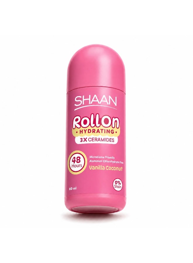 SHAAN Hydrating Roll-On Vanilla Coconut 60 ml
