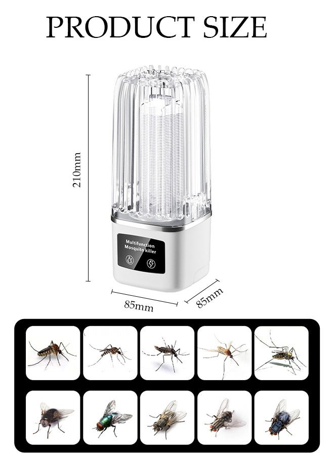 DUNISO Electric Mosquito Killer Lamp High Powerful UV Light Mosquito Zapper Killer Pest Control Insect Fly Trap Equipped with USB Cable Electric Bug Zapper for Indoor Outdoor Bedroom Gardens - Image 4