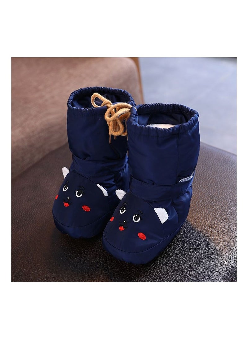Loquat Suitable For Baby Warm And Comfortable Cotton Shoes 