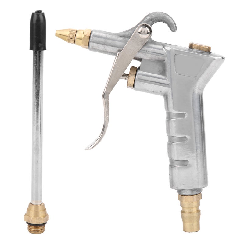 Boter Air Dust Blow Gun - Replaceable Nozzle Mirror Polished Aluminum Alloy - High Pressure Air Cleaner for Machine Cleaning Dust Removal - Image 1