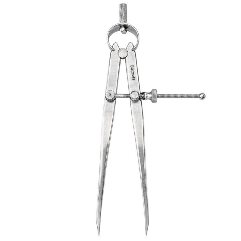 Starrett Yankee SpringType Divider with HighGrade Steel Bow Spring and Quick Adjusting Spring Nut  6 Size and Capacity Spring Joint Type  83A6 - Image 1