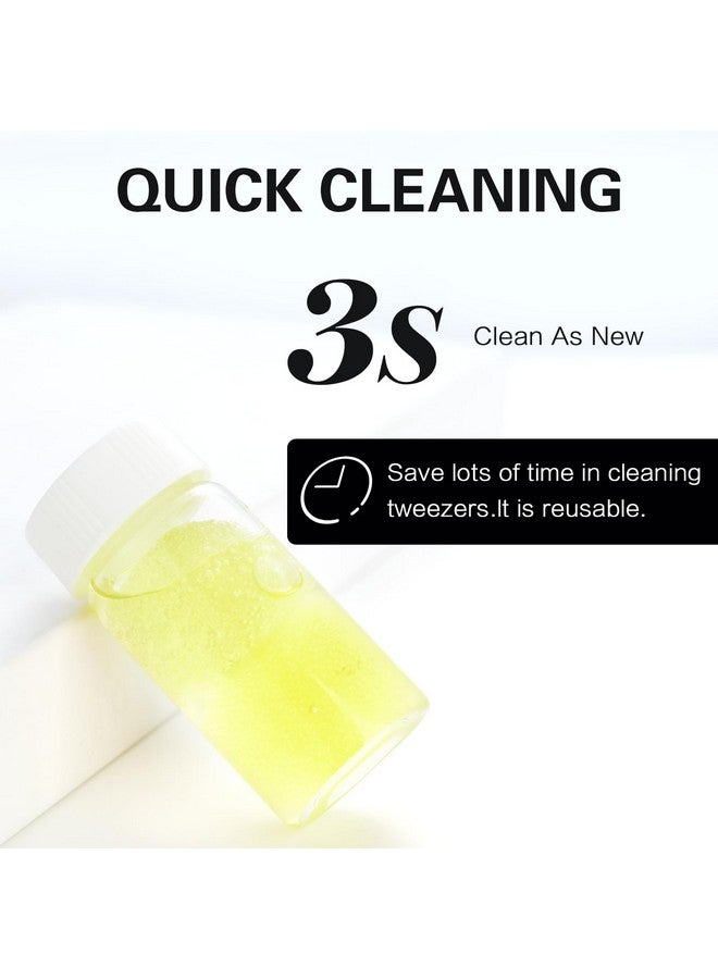 GOLLEEPRO 1 Bottle Eyelash Extension Tweezers Cleaner/Liquid Glue Remover And Sponge Ball For Lash Extension Tools - Image 4