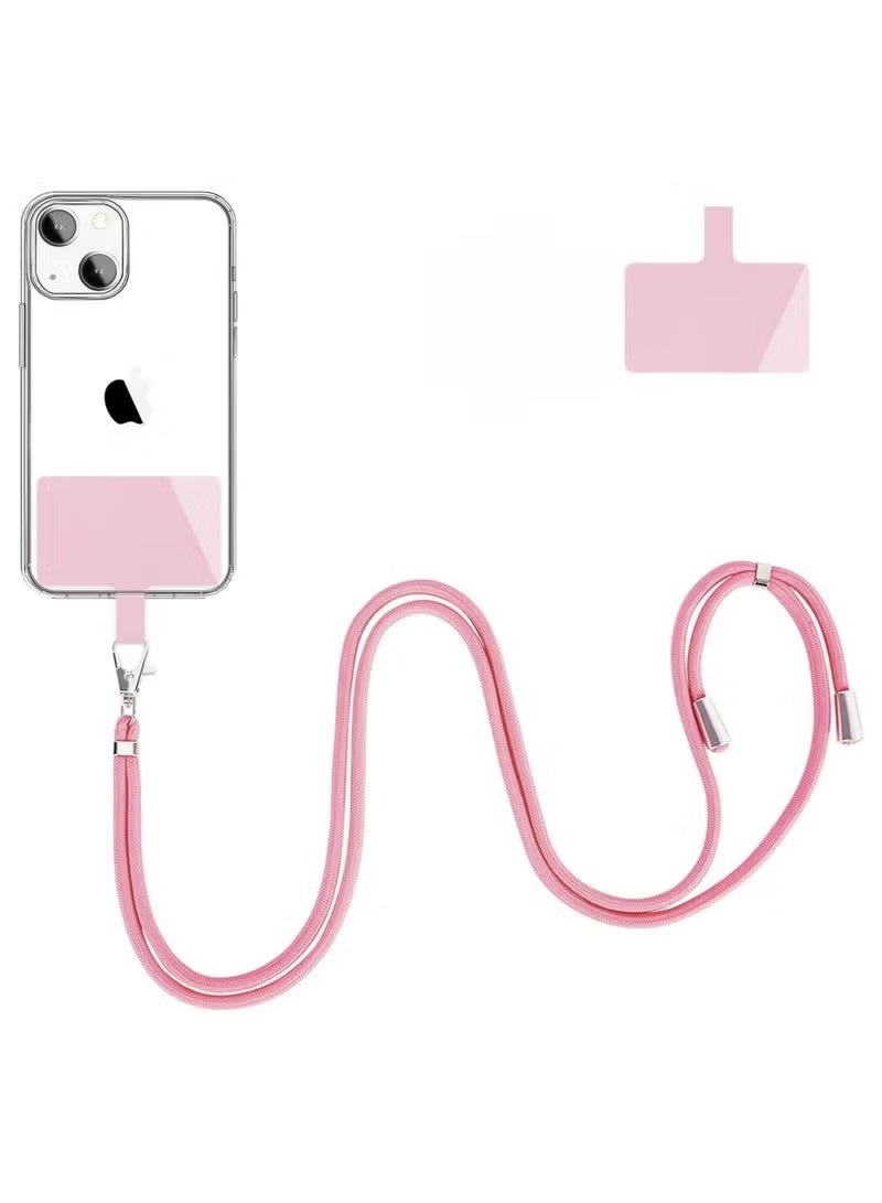 Phone Lanyard, Universal Crossbody Cell Phone Lanyards, Multifunctional Nylon Patch Adjustable Shoulder Neck Strap Compatible with Most Smartphones - Image 3