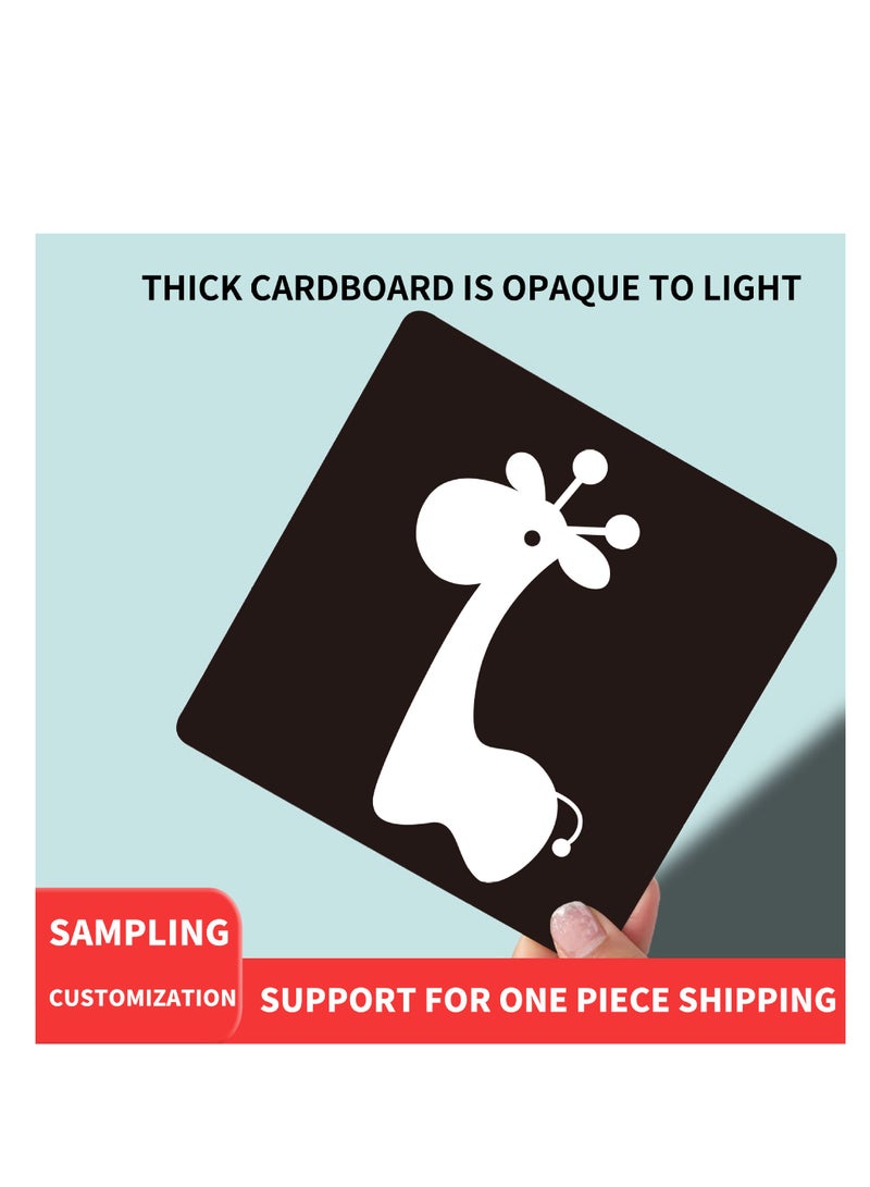Baby Early Education Black And White Card baby Visual Stimulation Ccard  - Image 2