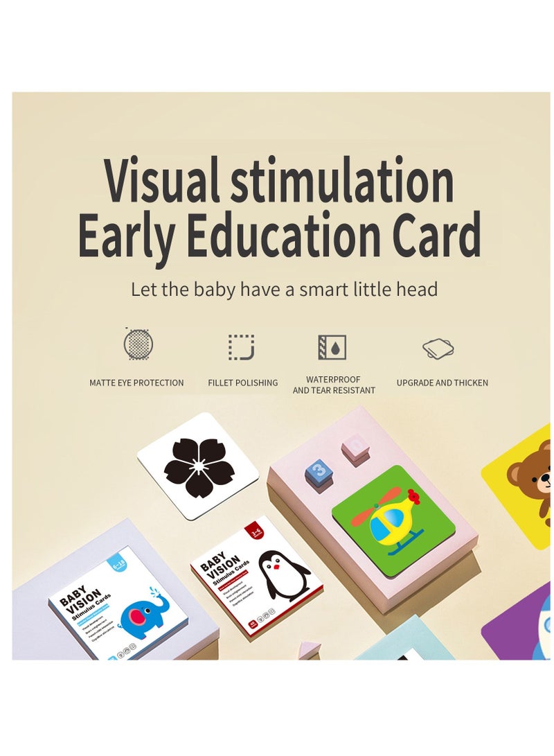 Baby Early Education Black And White Card baby Visual Stimulation Ccard  - Image 3