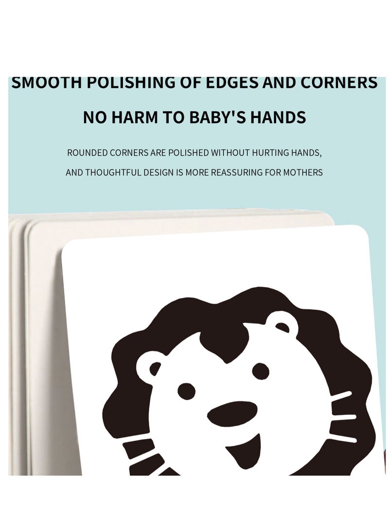 Baby Early Education Black And White Card baby Visual Stimulation Ccard  - Image 4