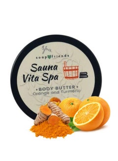 Soap&Friends 50ml Orange with Turmeric Body Butter for Post-Sauna for Silky Smooth Skin  - Image 1