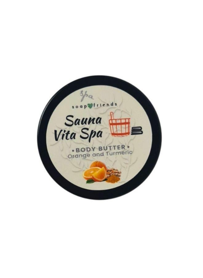 Soap&Friends 50ml Orange with Turmeric Body Butter for Post-Sauna for Silky Smooth Skin  - Image 2
