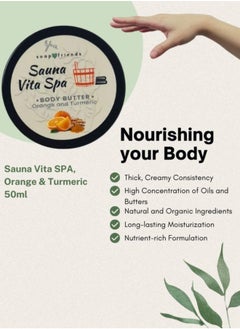 Soap&Friends 50ml Orange with Turmeric Body Butter for Post-Sauna for Silky Smooth Skin  - Image 4