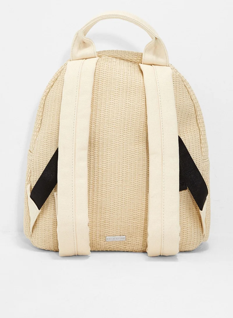 Skinnydip London Charlie Raffia Backpack