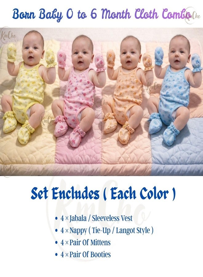 KmCho Baby Essentials Set, Baby Clothes 0-3 Months Outfit Collection, Soft Cotton Dress Gift for Hospital and Home Use - Image 2