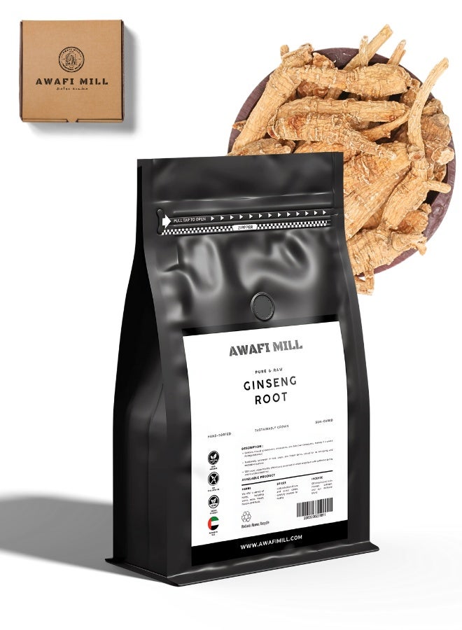 AWAFI MILL Ginseng Root (Panax ginseng) - 500 g | 17.6 Oz - Image 1