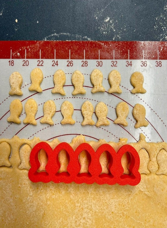 Mighty Gadget Mini Tiny Goldfish Cracker Cutter and Goldfish Cookie Cutter - 5 x 1 inch goldfish mold (1 or 2 packs) (1) - Image 4