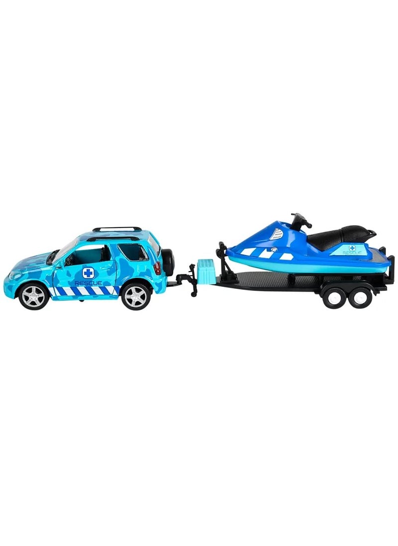 Rhode Island Novelty Rhode Island Novelty Aquatic 4 x 4 with Trailer and Jet Ski  - Image 1