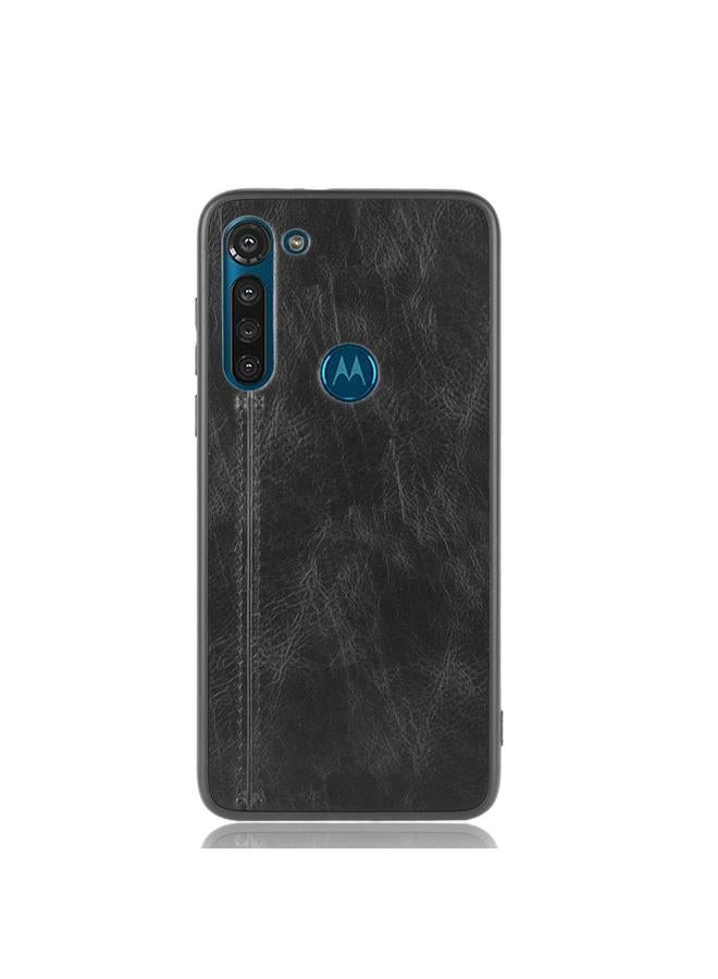 erorex Case For Motorola Moto G8 Power Shockproof Sewing Cow Pattern Skin PC + PU + TPU Case - Image 2