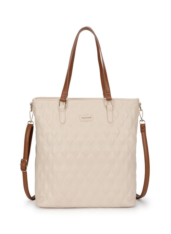 Fastrack Quilted Crush laptop tote | Women’s Quilted Laptop tote | Padded 14" Sleeve, Dual Handles & Adjustable Strap - Image 1