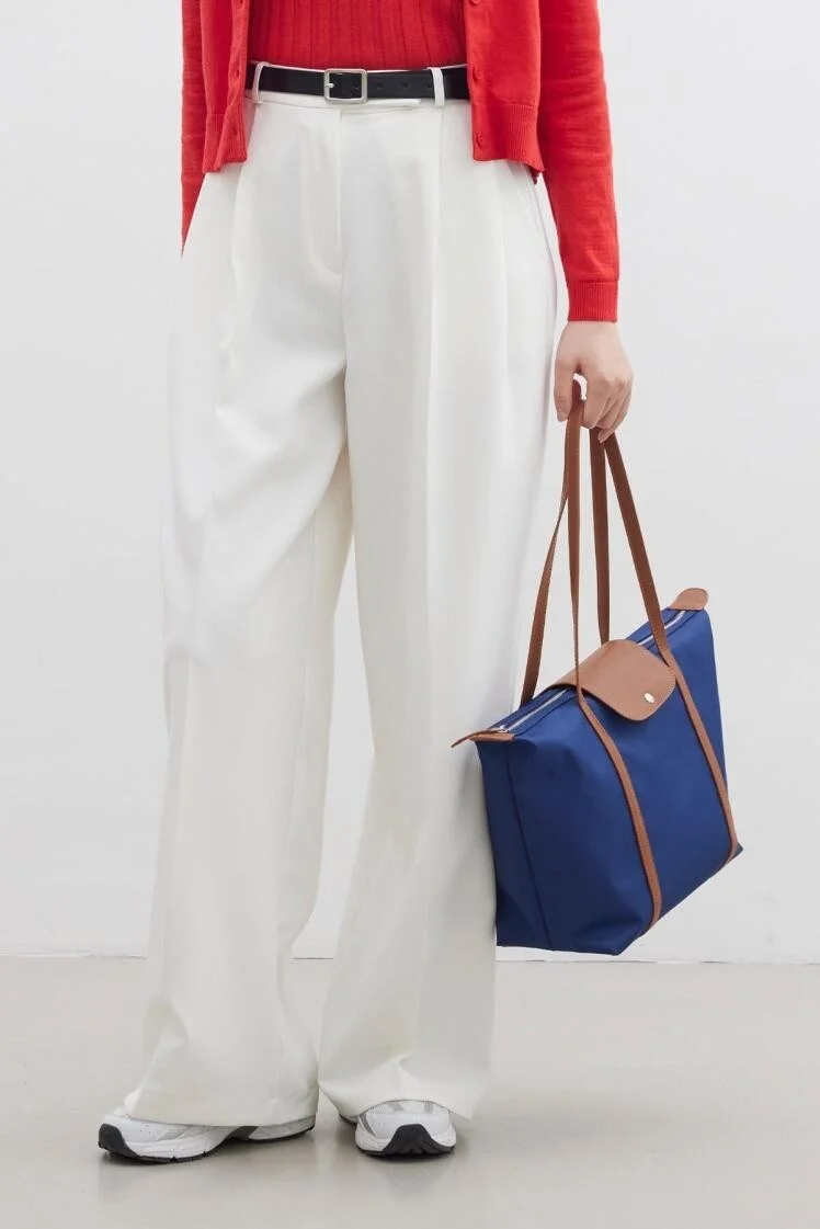 مانوكا Mari Medium Shopper Bag Navy Blue