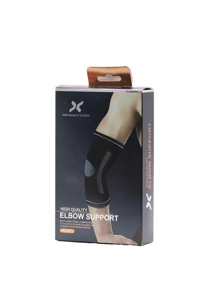 LINA ROSE Elastic Compression Sleeves for Men and Women_ Effective Elbow Support for Tendonitis and Tennis Elbow_ Ergonomic Design and Excellent Breathability to Relieve Pain and Promote Recovery