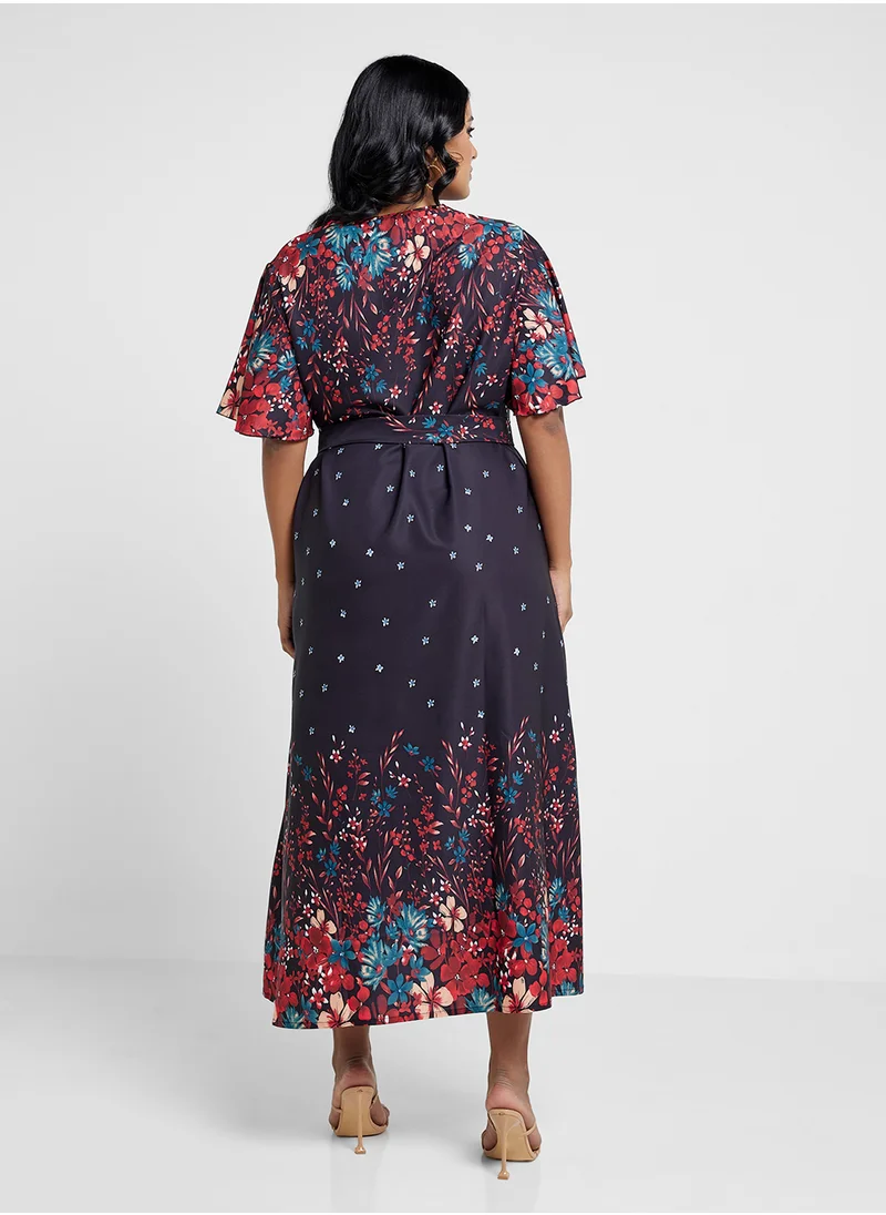 Ella Plus Floral Print Dress