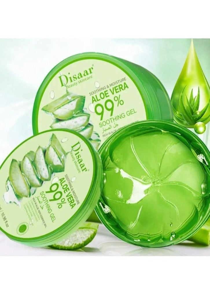 Disaar Aloe Vera Gel to Moisturize the Skin and Treat Acne 300 ml - Image 4