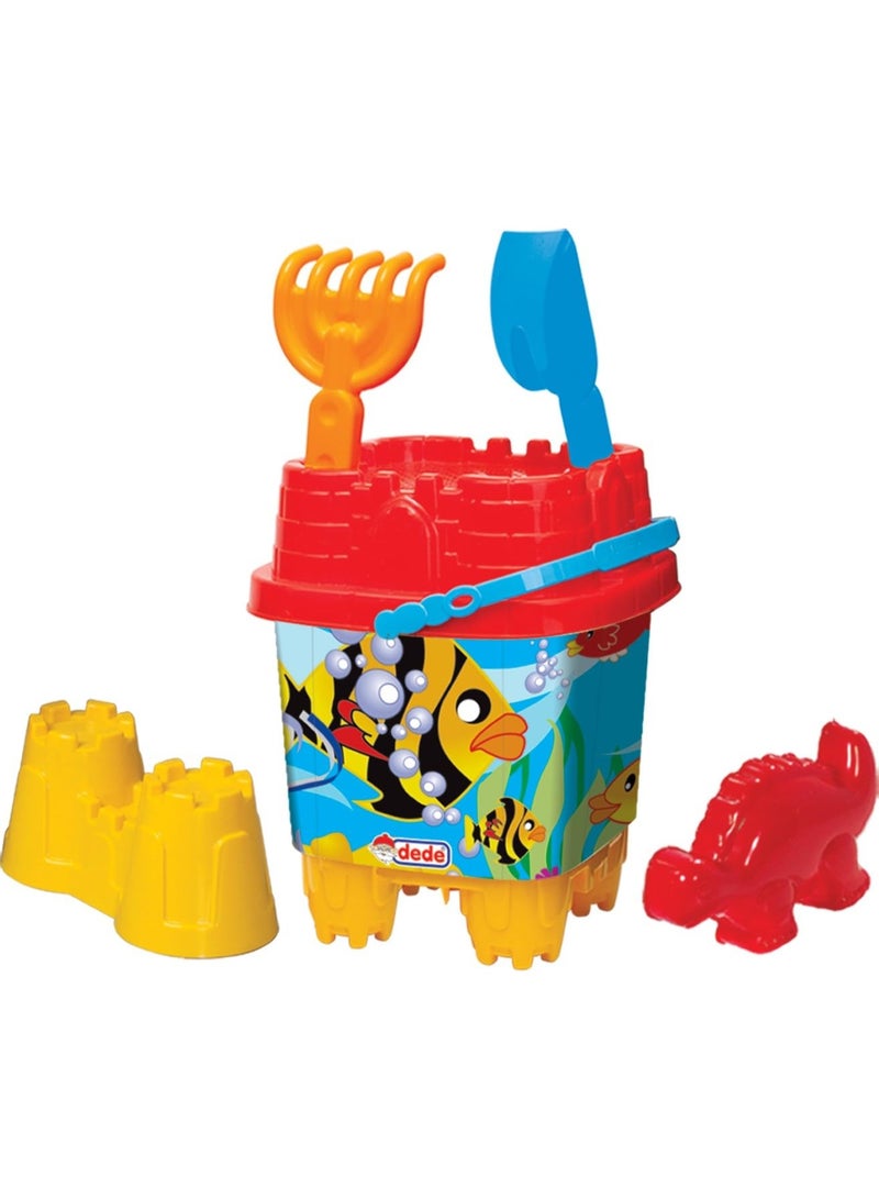 ديدي مجموعة دلو قلعة كبيرة مع صورة