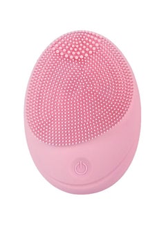 ORiTi Ultrasonic Electric Silicone Facial Cleaner Skin Friendly Silicone Facial Brush For Deep Cleaning Removing Blackhead And Massage For Men Women - Pink  - Image 4