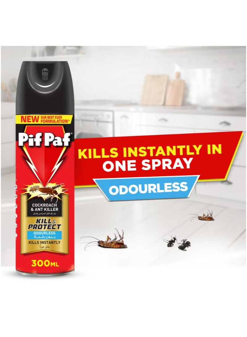 Pif Paf Cockroach And Ant Killer Insta Kill Odourless Killer Spray 300ml - Image 3