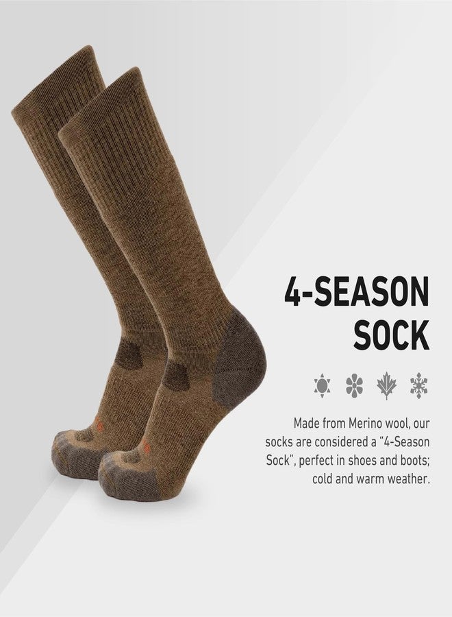 GRIP6 Everyday Merino Wool Socks - Lightweight Wool Hiking Socks - Warm Crew Socks for Men and Women - Cold Weather Gear - - Image 4